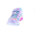 Zapatillas Skechers zapatos Niña modelo Flutter Heart Violeta Velcro