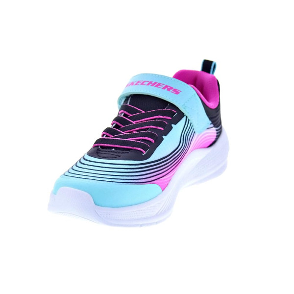 Zapatillas Skechers zapatos Niña modelo Microspec Advance Violeta Velcro