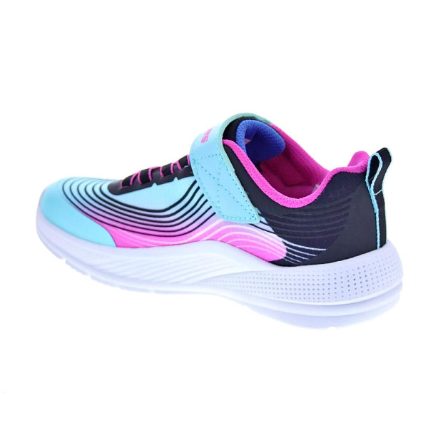 Zapatillas Skechers zapatos Niña modelo Microspec Advance Violeta Velcro