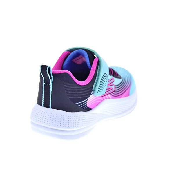 Zapatillas Skechers zapatos Niña modelo Microspec Advance Violeta Velcro