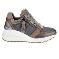 Zapatillas Carmela zapatos Mujer modelo 16184402 Gris Cordón