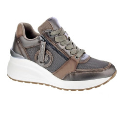 Zapatillas Carmela zapatos Mujer modelo 16184402 Gris Cordón 2