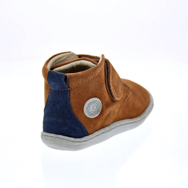Botines Gioseppo zapatos Niño modelo Wirt Marrón Velcro