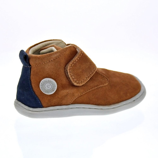 Botines Gioseppo zapatos Niño modelo Wirt Marrón Velcro