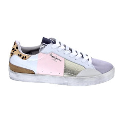 Zapatillas Pepe Jeans zapatos Mujer modelo Lane Street Blanco Cordón