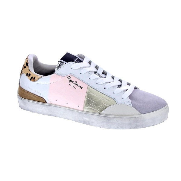 Zapatillas Pepe Jeans zapatos Mujer modelo Lane Street Blanco Cordón
