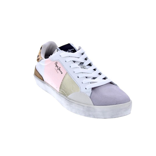 Zapatillas Pepe Jeans zapatos Mujer modelo Lane Street Blanco Cordón