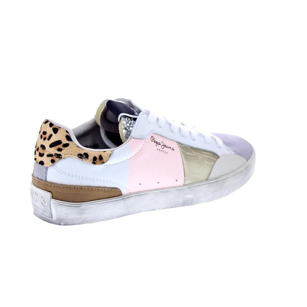 Zapatillas Pepe Jeans zapatos Mujer modelo Lane Street Blanco Cordón