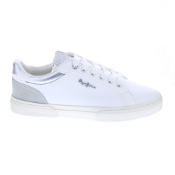 Zapatillas Pepe Jeans zapatos Mujer modelo Kenton Court Blanco Cordón