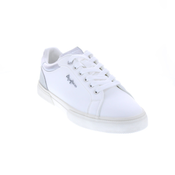 Zapatillas Pepe Jeans zapatos Mujer modelo Kenton Court Blanco Cordón