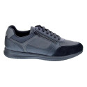 Zapatillas Geox zapatos Hombre modelo Avery Negro Cordón