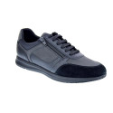 Zapatillas Geox zapatos Hombre modelo Avery Negro Cordón