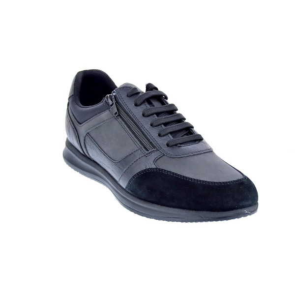 Zapatillas Geox zapatos Hombre modelo Avery Negro Cordón