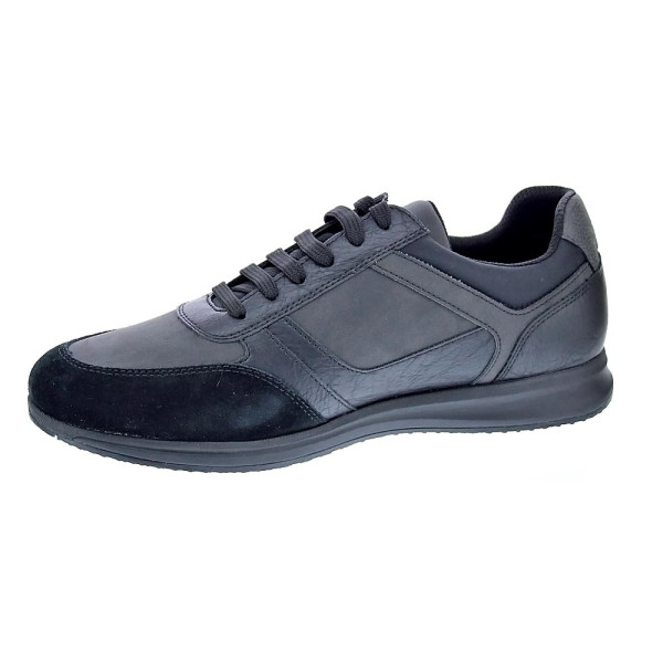 Zapatillas Geox zapatos Hombre modelo Avery Negro Cordón