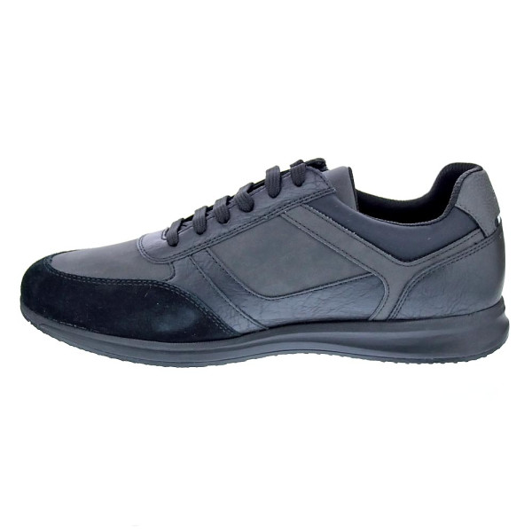 Zapatillas Geox zapatos Hombre modelo Avery Negro Cordón