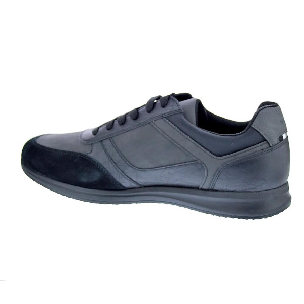 Zapatillas Geox zapatos Hombre modelo Avery Negro Cordón
