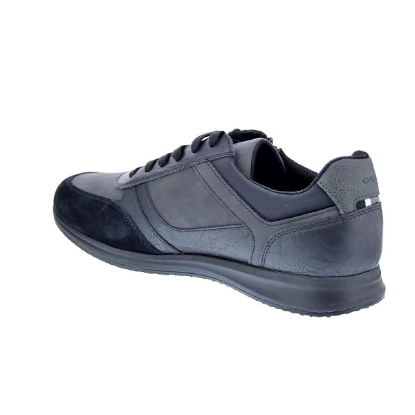 Zapatillas Geox zapatos Hombre modelo Avery Negro Cordón