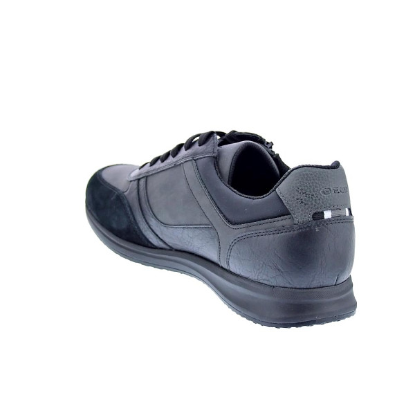 Zapatillas Geox zapatos Hombre modelo Avery Negro Cordón