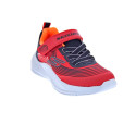 Zapatillas Skechers zapatos Niño modelo Microspec Advance Rojo Velcro