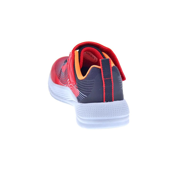 Zapatillas Skechers zapatos Niño modelo Microspec Advance Rojo Velcro