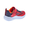 Zapatillas Skechers zapatos Niño modelo Microspec Advance Rojo Velcro