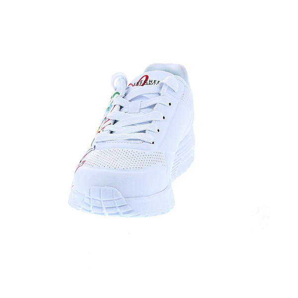 Zapatillas Skechers zapatos Niña modelo Street Blanco Cordón