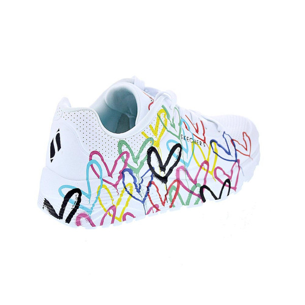 Zapatillas Skechers zapatos Niña modelo Street Blanco Cordón