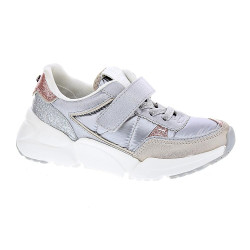 Zapatillas Gioseppo zapatos Niña modelo Gorham Plata Velcro 2