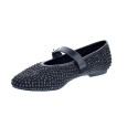 Bailarinas La Strada zapatos Mujer modelo 2300416 Negro Hebilla