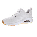 Zapatillas Skechers zapatos Mujer modelo Air Uno Blanco Cordón