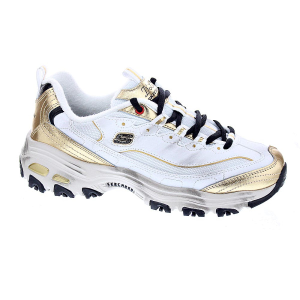 Zapatillas Skechers zapatos Mujer modelo D Lites Blanco Cordón