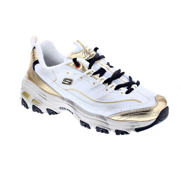 Zapatillas Skechers zapatos Mujer modelo D Lites Blanco Cordón