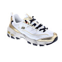 Zapatillas Skechers zapatos Mujer modelo D Lites Blanco Cordón