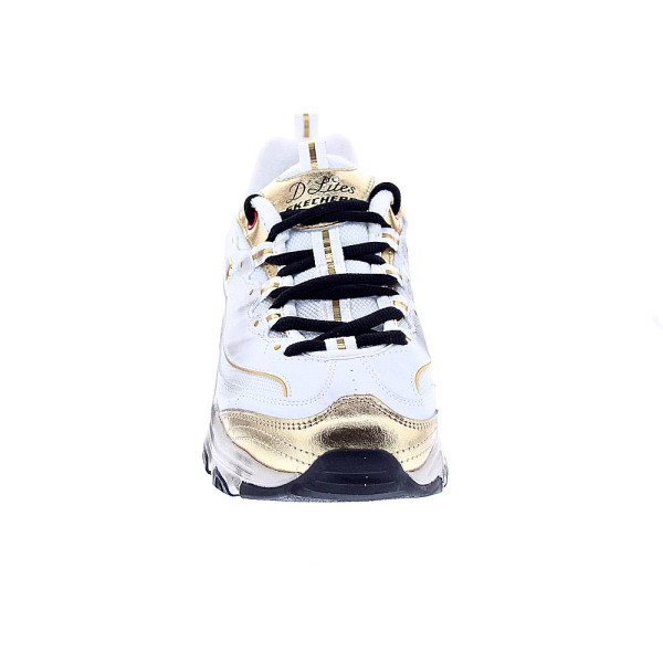 Zapatillas Skechers zapatos Mujer modelo D Lites Blanco Cordón