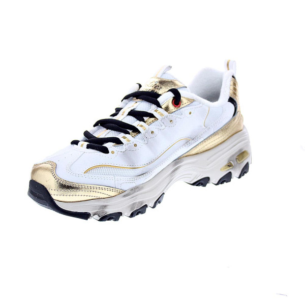 Zapatillas Skechers zapatos Mujer modelo D Lites Blanco Cordón