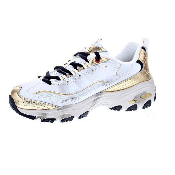 Zapatillas Skechers zapatos Mujer modelo D Lites Blanco Cordón