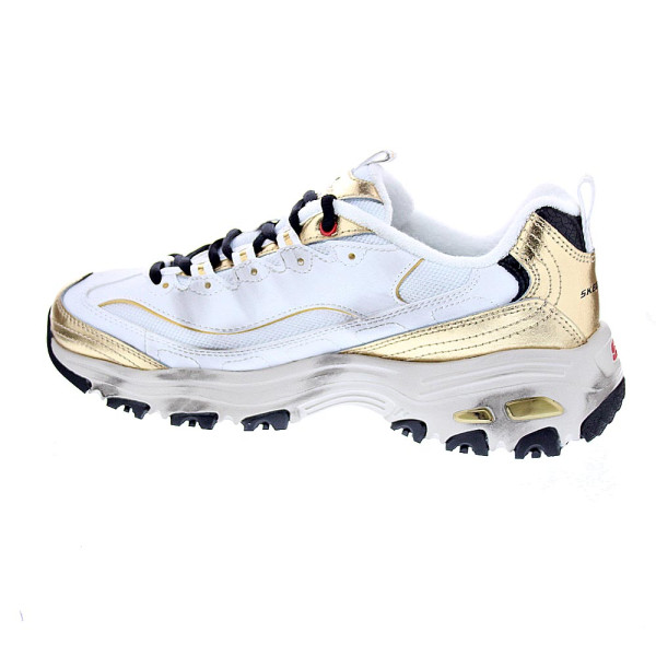 Zapatillas Skechers zapatos Mujer modelo D Lites Blanco Cordón