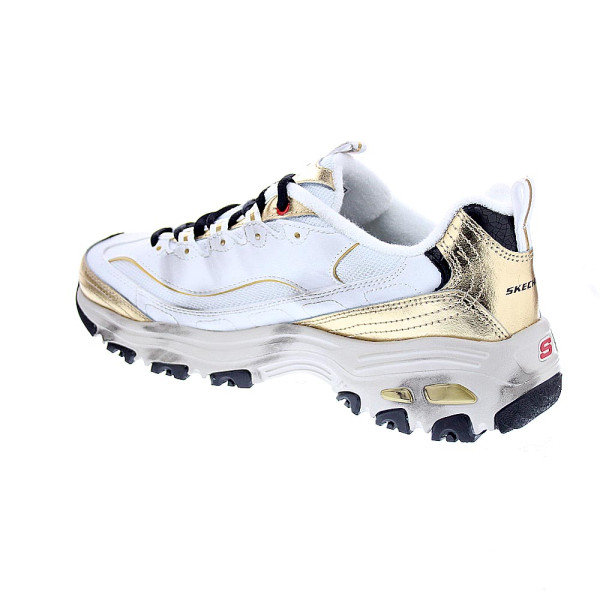 Zapatillas Skechers zapatos Mujer modelo D Lites Blanco Cordón