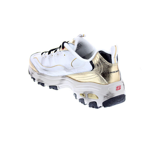 Zapatillas Skechers zapatos Mujer modelo D Lites Blanco Cordón