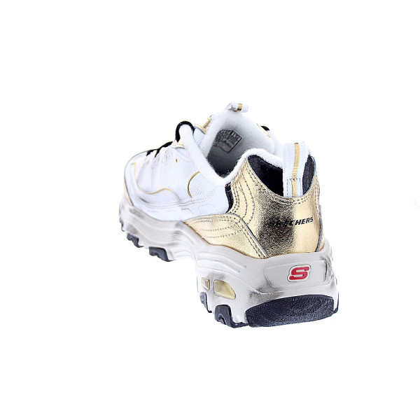 Zapatillas Skechers zapatos Mujer modelo D Lites Blanco Cordón