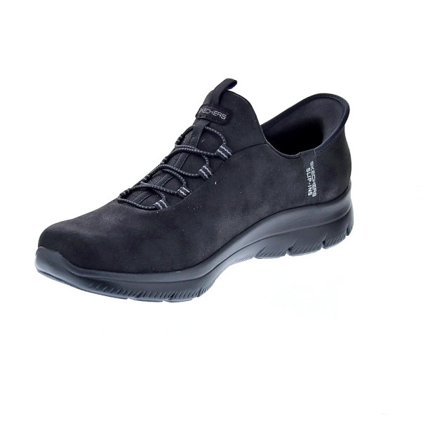 Zapatillas Skechers zapatos Mujer modelo Summits Slip-ins Negro Elástico