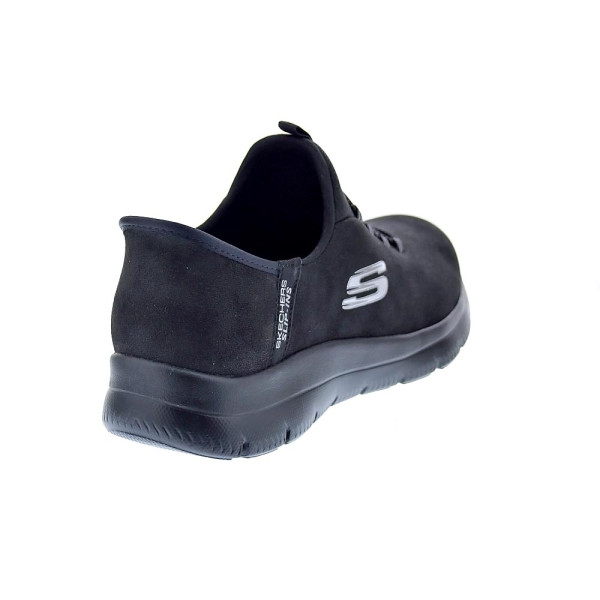 Zapatillas Skechers zapatos Mujer modelo Summits Slip-ins Negro Elástico