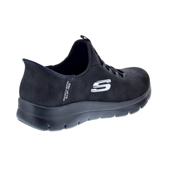 Zapatillas Skechers zapatos Mujer modelo Summits Slip-ins Negro Elástico