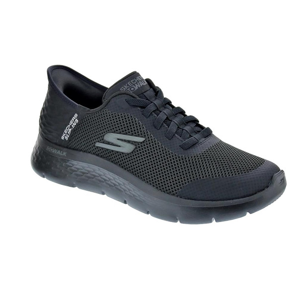 Zapatillas Skechers zapatos Hombre modelo Go Walk Negro Velcro