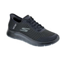 Zapatillas Skechers zapatos Hombre modelo Go Walk Negro Velcro