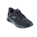 Zapatillas Skechers zapatos Hombre modelo Go Walk Negro Velcro