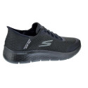 Zapatillas Skechers zapatos Hombre modelo Go Walk Negro Velcro