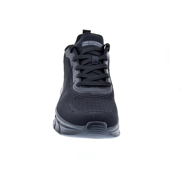 Zapatillas Skechers zapatos Mujer modelo Bobs Sport 117385 BBK Negro Cordón