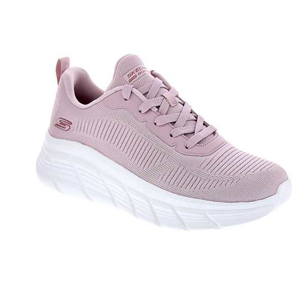 Zapatillas Skechers zapatos Mujer modelo Bobs Sport Rosa Cordón