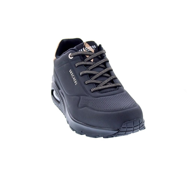 Zapatillas Skechers zapatos Mujer modelo Street Negro Cordón